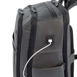 Travelpro Crew Executive Choice 3 Large Backpack Fits Up to 15.6 Laptops and Tablets, USB a and C Ports, Men and Women, Titanium Grey