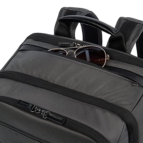 Travelpro Crew Executive Choice 3 Large Backpack Fits Up to 15.6 Laptops and Tablets, USB a and C Ports, Men and Women, Titanium Grey