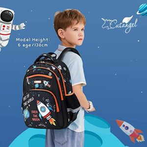 Kids Backpack for Boys Elementary Kindergarten Preschool School Bag 16 inch Multifunctional Cute Large Capacity