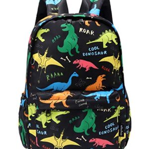 Abshoo Little Kids Backpacks for Boys and Girls Preschool Backpack With Chest Strap (Colorful Dinosaur)