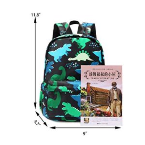 Abshoo Little Kids Backpacks for Boys and Girls Preschool Backpack With Chest Strap (Colorful Dinosaur)