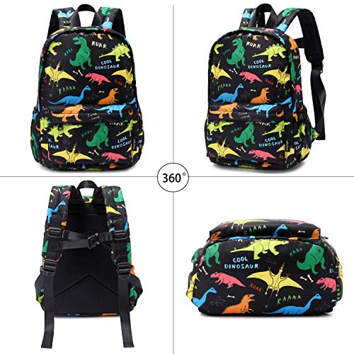 Abshoo Little Kids Backpacks for Boys and Girls Preschool Backpack With Chest Strap (Colorful Dinosaur)