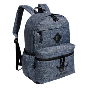 adidas originals trefoil 2.0 backpack, jersey onix grey, one size