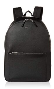 lacoste men’s chantaco backpack, black, one