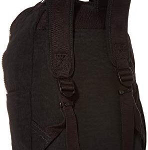 Kipling Women's Seoul Small Backpack, Durable, Padded Shoulder Straps with Tablet Sleeve, School Bag, Black Noir