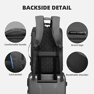 Small Business Backpack,Intelligent 3in1 Slim Laptop Backpack For Men&Women Fits 15.6 Laptop With USB Port Casual Daypack Commute Bag Executive Briefcase,Black