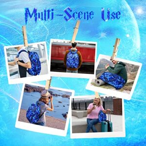 Starry Blue Laptop Bookbag for Men Waterproof Travel Bag Backpack for School Boys 16.5 inch