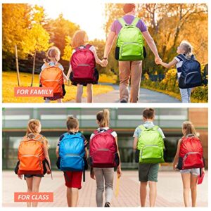 48 Pcs Back Packs in Bulk for Kids Classic Bookbags 17 Inch Colorful Basic Back Packs School Supply Kits for Boys Girls (8 Assorted Colors)