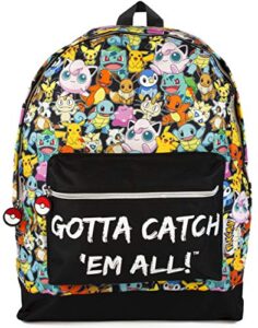 pokemon backpack gamer bag with adjustable straps one size