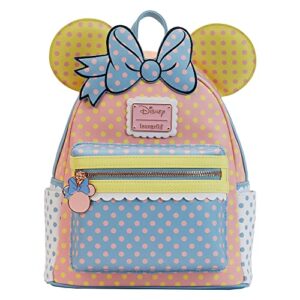 minnie mouse pastel polka dot mini backpack