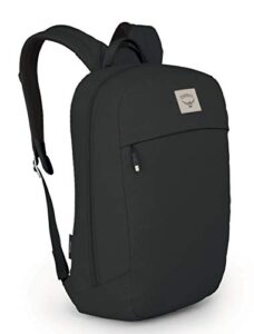 osprey arcane large laptop backpack, stonewash black