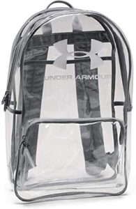 under armour youth clear backpack , clear (961)/white , one size fits all