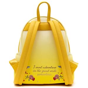 Loungefly Disney Beauty and the Beast, Princess Stories Series Belle Mini Backpack, Ballroom