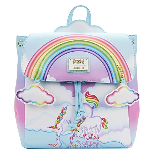 Loungefly Lisa Frank Unicorn Reflection Mini Backpack