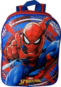 ruz spiderman 15″ school bag backpack (red-blue)