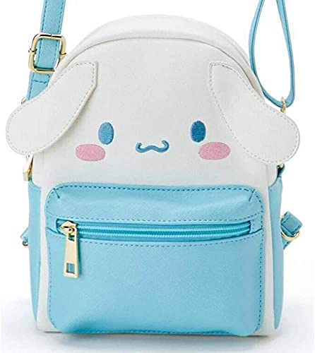 ALORVE Anime Cute Cartoon Bag Cosplay Shoulder Bag Backpack Handbag PU Schoolbags for Kids Girls Fans(Blue)