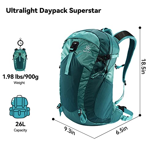 Kailas 20L Hiking Daypack Lightweight Backpack Waterproof Camping Backpack for Outdoor Sports