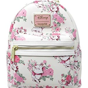 Loungefly Disney The Aristocats Marie Floral Allover-Print Mini Backpack WDBK0335