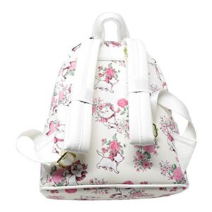 Loungefly Disney The Aristocats Marie Floral Allover-Print Mini Backpack WDBK0335