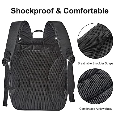 Large Mesh Backpack, Semi-transparent Student Backpack, See Through Mesh School Backpack with Bungee and Comfort Padded Straps for Travel, Swimming, Beach, Outdoor Sports