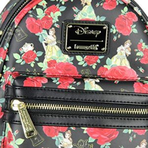 Loungefly Disney Beauty And The Beast Belle Roses Mini Backpack