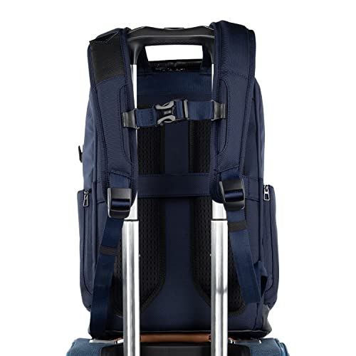 Travelpro Crew Executive Choice 3 Medium Top Load Backpack fits up to 15.6 Laptops and Tablets, USB A and C Ports, Men and Women, Patriot Blue