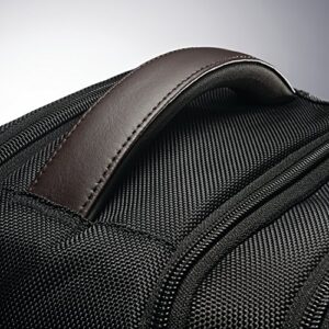 Samsonite Kombi 4 Square Backpack with Smart Sleeve, Black/Brown, 15.75 x 9 x 5.5-Inch