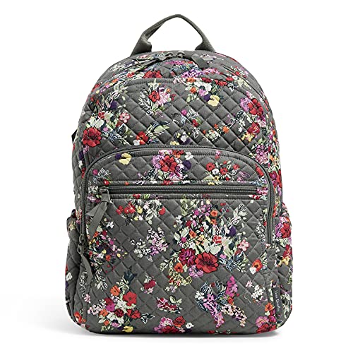 Vera Bradley Women's Cotton Campus Backpack Hope Blooms - Recycled Cotton