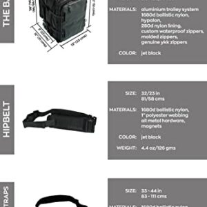 New | Taskin Xplorer (Now Larger) | Wheeled Rolling Travel Backpack w/ Laptop Compartment | Expandable & Convertible | Explorer