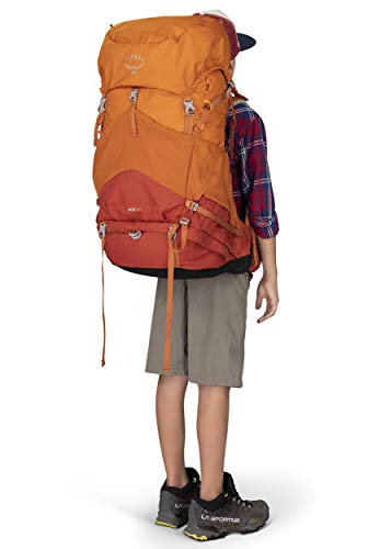 Osprey Ace 50 Kid's Backpacking Backpack , Orange Sunset