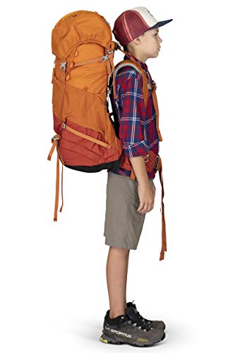 Osprey Ace 50 Kid's Backpacking Backpack , Orange Sunset