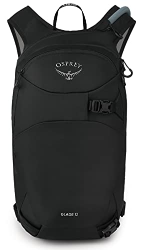 Osprey Glade 12 Ski and Snowboard Backpack, Black