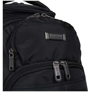 Kenneth Cole Reaction Pack-of-All-Trades' Multi-Pocket 17.0” Laptop & Tablet Business Travel Backpack, Black, One Size