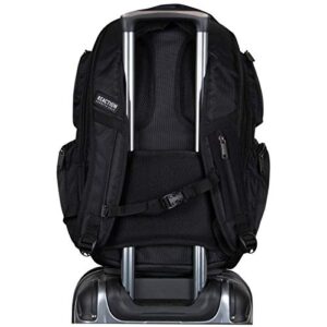 Kenneth Cole Reaction Pack-of-All-Trades' Multi-Pocket 17.0” Laptop & Tablet Business Travel Backpack, Black, One Size
