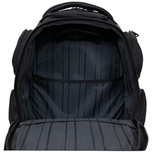 Kenneth Cole Reaction Pack-of-All-Trades' Multi-Pocket 17.0” Laptop & Tablet Business Travel Backpack, Black, One Size