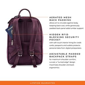 Briggs & Riley Rhapsody-Essential Backpack, Plum, One Size