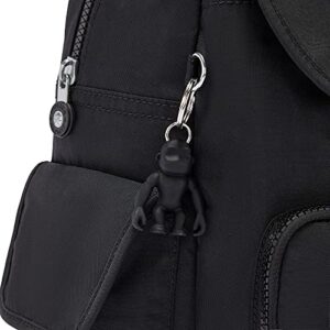 Kipling Women's City Pack Medium Backpack, Black Noir, 10.5" L x 14.5" H x 6.75" D