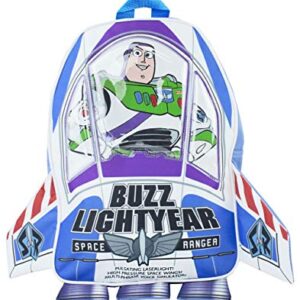 Disney Toy Story Backpack Kids Buzz Lightyear 3D Rocket Rucksack Bag