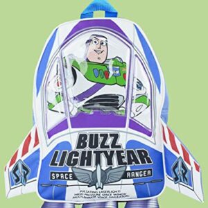 Disney Toy Story Backpack Kids Buzz Lightyear 3D Rocket Rucksack Bag
