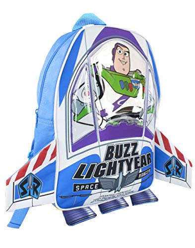 Disney Toy Story Backpack Kids Buzz Lightyear 3D Rocket Rucksack Bag