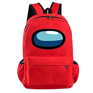 travel backpack for women (17-inch), kids backpack for girls boys hiking bookbag suitable for students lightweight laptop backpack(red)