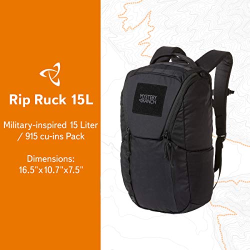 Mystery Ranch Rip Ruck 15-Black Everyday Companion Bag