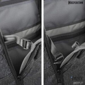 Maxpedition Entity 27 CCW-Enabled Laptop Backpack 27L (Charcoal)