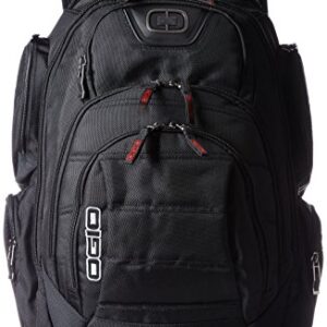 Ogio Gambit 17 Backpack, Black, 20"H x 12.5"W x 11"D