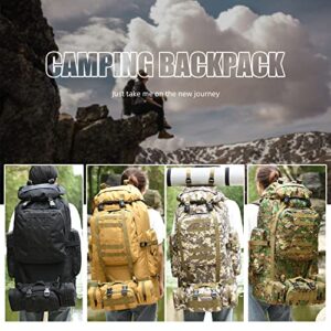 King'sGuard 100L Camping Hiking Backpack Molle Rucksack Military Camping Backpacking Daypack