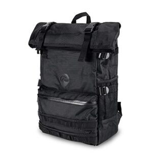skunk backpack rogue – smell proof – weather resistant – lockable (black)
