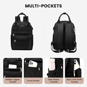 LOVEVOOK Mini Backpack for Women Girls Stylish Waterproof Backpack Purse with USB Port, Cute Daypack for School Travel Party