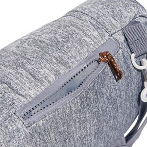 adidas Women's Essentials Convertible Crossbody Sling Bag, Jersey Grey/Rose Gold/Onix Grey, One Size