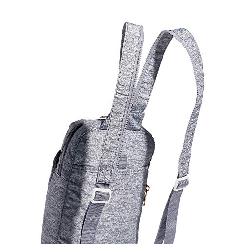 adidas Women's Essentials Convertible Crossbody Sling Bag, Jersey Grey/Rose Gold/Onix Grey, One Size