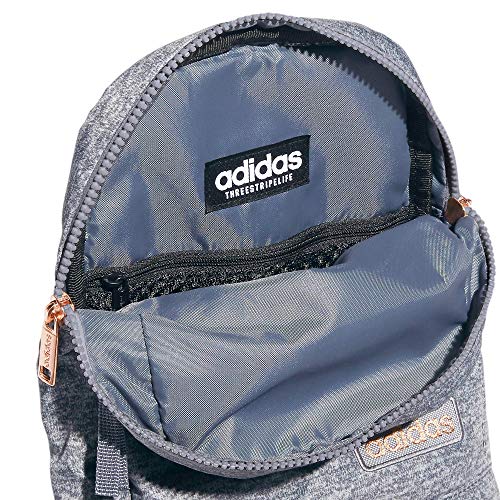 adidas Women's Essentials Convertible Crossbody Sling Bag, Jersey Grey/Rose Gold/Onix Grey, One Size